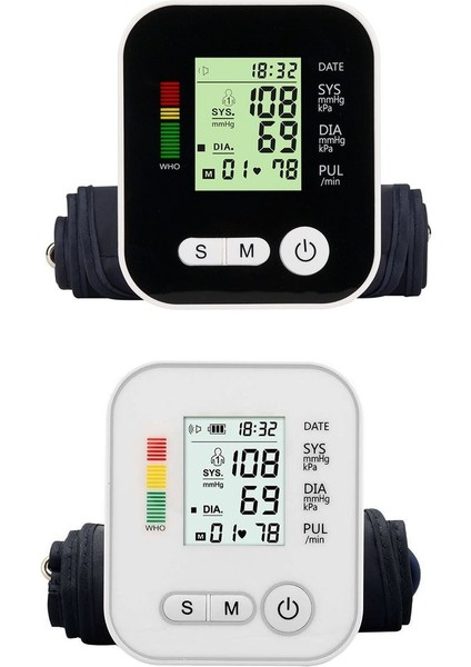 Otomatik LCD Ekran Dijital Kol Bp Kan Basıncı Monitörü (Yurt Dışından)