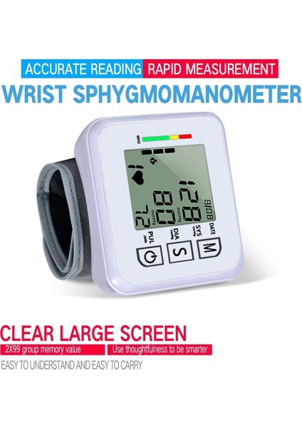 Tıbbi Dijital LCD Bilek Kan Basıncı Monitörü (Yurt Dışından) fiyatları