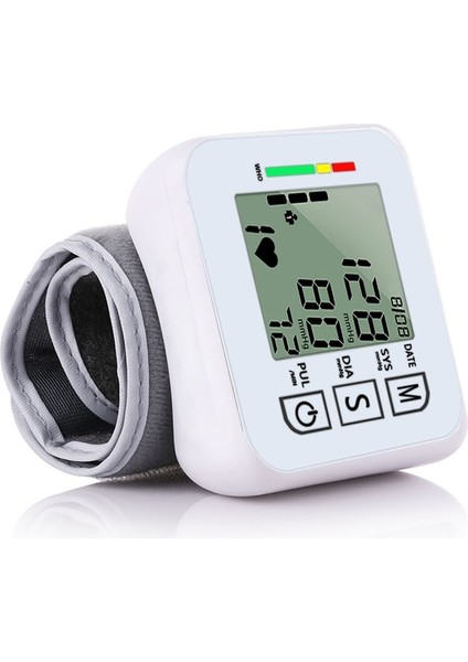 Tıbbi Dijital LCD Otomatik Bilek Kan Basıncı Monitörü (Yurt Dışından)