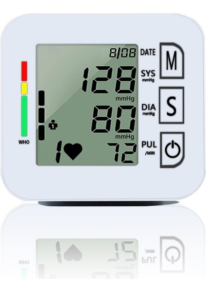 LCD Ekran Taşınabilir Otomatik Dijital Bilek Kan Basıncı Monitörü (Yurt Dışından) fırsatları