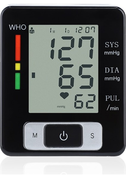 Taşınabilir Otomatik Dijital LCD Ekran Bilek Tıbbi Kan Basıncı (Yurt Dışından)