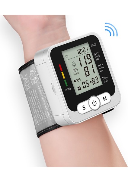 Bilek Kan Basıncı Monitör Seyahat Taşınabilir Tonometre Ingilizce Tonometer (Yurt Dışından) fiyatları