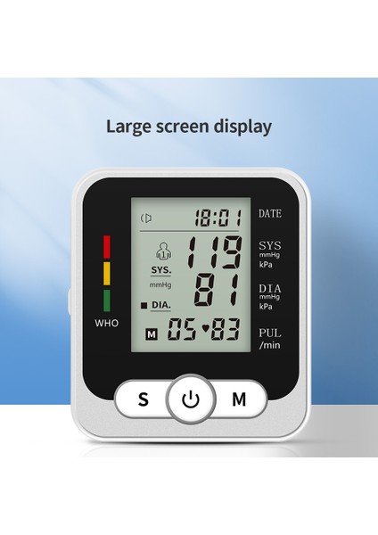 Bilek Kan Basıncı Monitör Seyahat Taşınabilir Tonometre Ingilizce Tonometer (Yurt Dışından) fırsatları