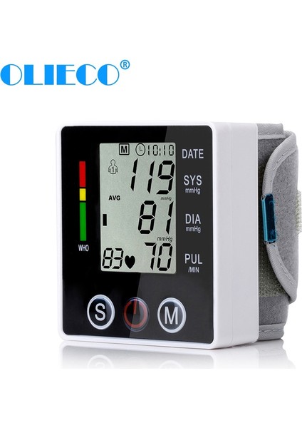 Tonometer Otomatik Bilek Dijital Kan Basıncı Monitörü (Yurt Dışından) fırsatları