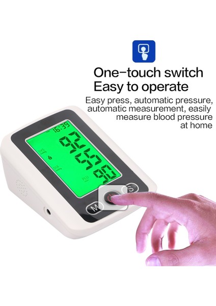 Otomatik Ses Dijital LCD Üst Kol Kan Basıncı Monitörü Basıncı (Yurt Dışından) modelleri