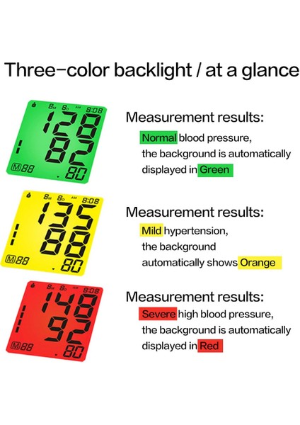Otomatik Ses Dijital LCD Üst Kol Kan Basıncı Monitörü Basıncı (Yurt Dışından) indirimleri
