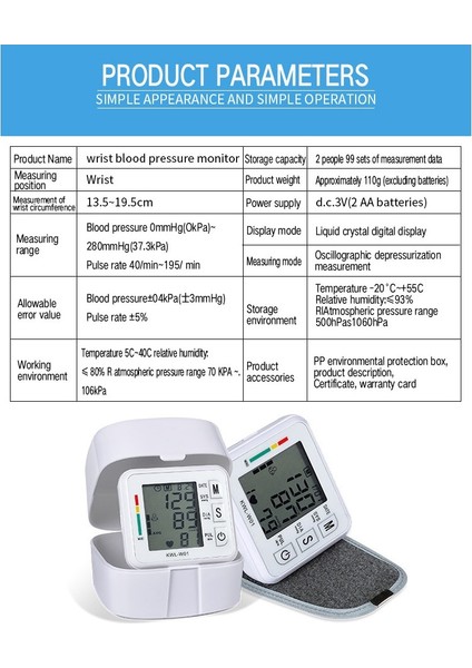 Dijital Kan Basıncı Monitörü Kalp Atış Hızı Darbe Tonometerc (Yurt Dışından) indirimleri