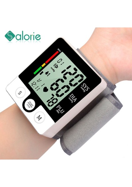 Sağlık Otomatik Bilek Kan Basıncı Monitörü Dijital Tonometer Dijital (Yurt Dışından)