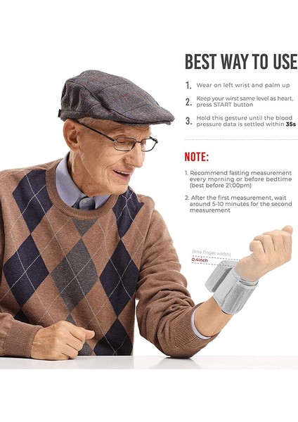 Taşınabilir Otomatik Dijital LCD Ekran Bilek Kan Basıncı Monitörü (Yurt Dışından) fiyatları