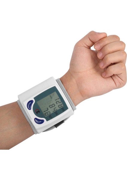 Taşınabilir Otomatik Dijital LCD Ekran Bilek Kan Basıncı Monitörü (Yurt Dışından) indirimleri
