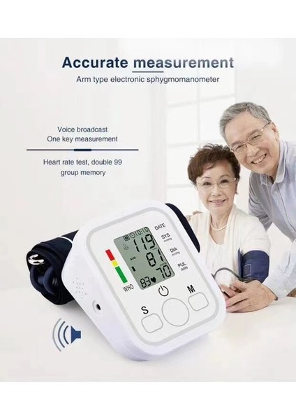 Tonometre Kol Otomatik Kan Basıncı Monitörü Bp Tvhygmomansaymet (Yurt Dışından) modelleri