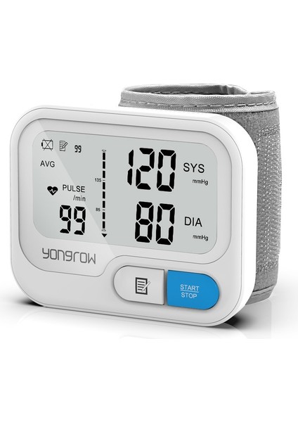 Yongrow Otomatik Dijital Bilek Tansiyon Monitörü (Yurt Dışından)