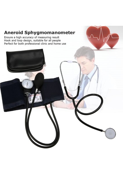 Aneroid Kan Basıncı Monitörü Üst Kol Fshygmomanometer (Yurt Dışından)