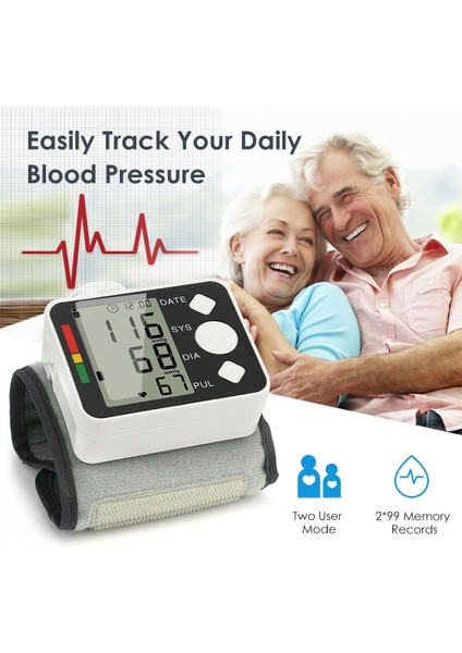 Pastsky Bilek Dijital Kan Basıncı Monitörü Ölçer Tonometre LCD (Yurt Dışından) modelleri