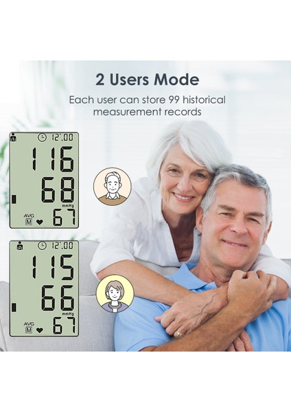 Pastsky Bilek Dijital Kan Basıncı Monitörü Ölçer Tonometre LCD (Yurt Dışından) indirimleri