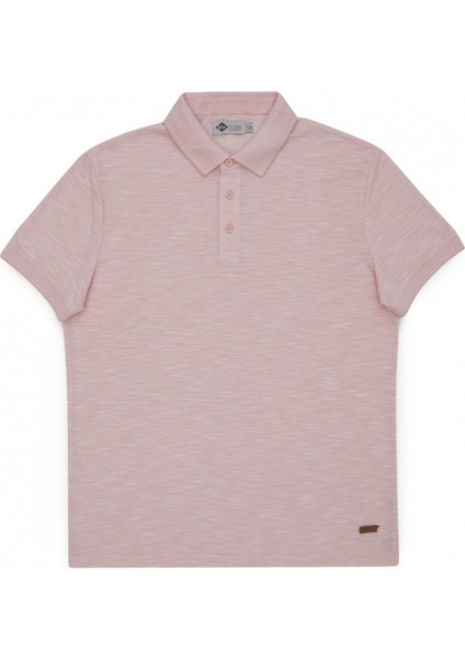 Jake Erkek Polo Yaka T-Shirt Pastel Pembe