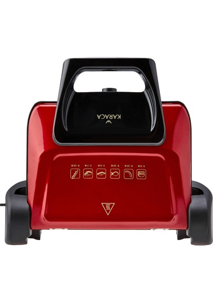 Future Plus Bio Diamond Antibakteriyel Izgara ve Tost Makinesi Rouge Red
