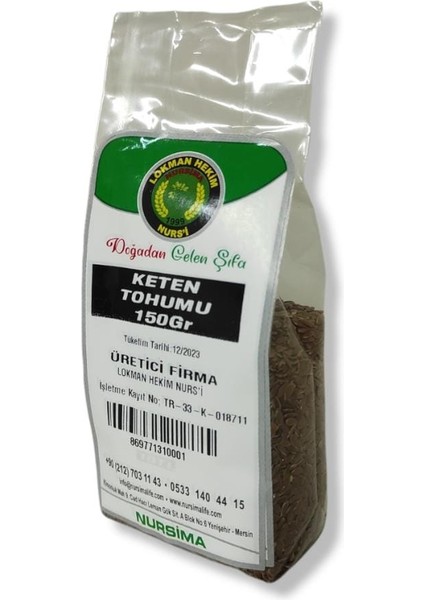 Keten Tohumu 150 gr