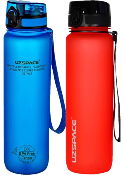Fiftyfifty Tritan Su Matarası 2'li 1000 ml