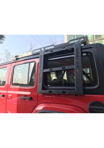 Jeep Wrangler Rubicon Jl Arka Çam Çerçevesi + Tavan Sepeti Seti