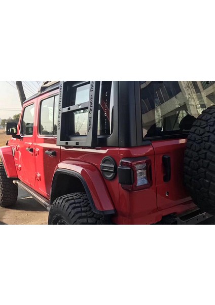 Jeep Wrangler Rubicon Jl Arka Çam Çerçevesi + Tavan Sepeti Seti