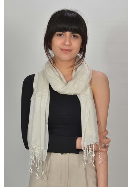 Şantuklu El Dokuması Kadın Ipek Şal