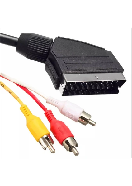 Scart To 3rca Görüntü Kablosu 1.2 M TKS-920