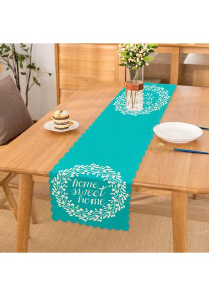 Home Sweet Home Dijital Baskılı Dekoratif Runner