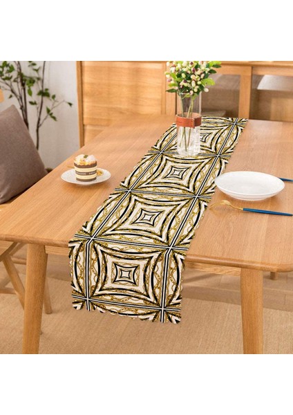 Geometrik Zeminli Özel Tasarım Runner