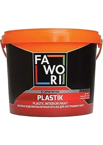Plastik Iç Cephe Boyası 20 kg