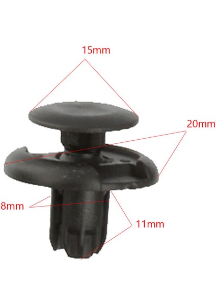 Tampon Fender Fastener Honda 91501-S04-003 Için Trim Klipler 30 Adet (Yurt Dışından)