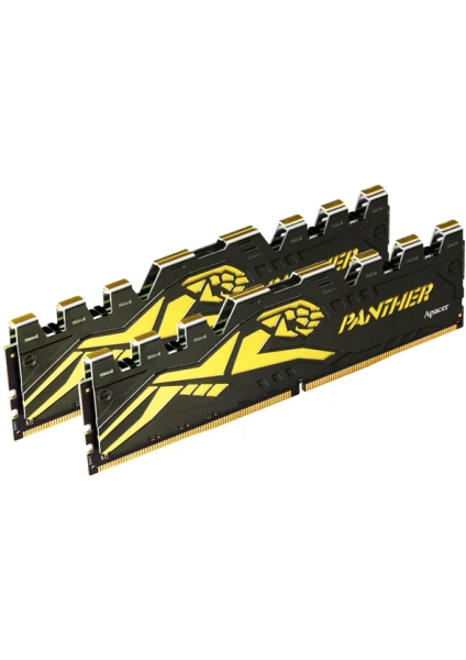 AH4U16G32C28Y7GAA-2 Panther Black-Gold 16GB (2X8GB Kit) 3200MHZ Ddr4