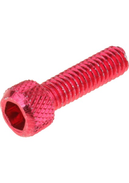 10 Adet M6X20MM Alüminyum Hex Soket Vidalar Baş Anahtar Cıvata Kırmızı (Yurt Dışından)