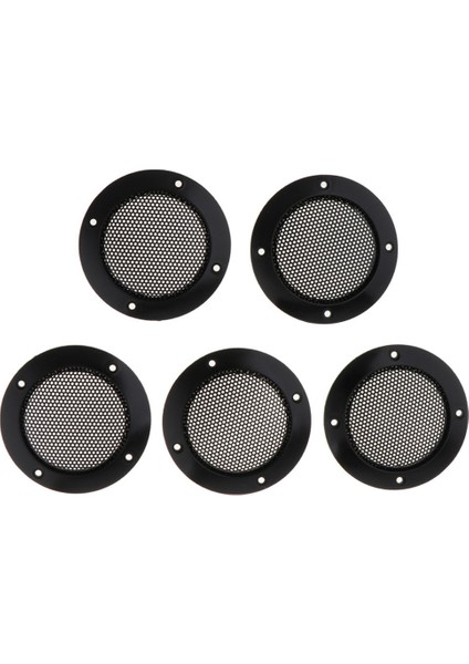 5x Araba Hoparlör Çelik Örgü Sub Woofer Subwoofer Grill Kapak 2 Inç (Yurt Dışından)