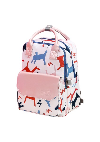 Moda Çok Fonksiyonlu Omuzdan Askili Çanta Sırt Çantası Su Geçirmez Anne ve Bebek Gezi Sırt Çantası Anne Çantası (Yurt Dışından)