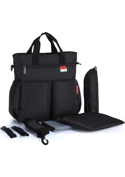 Çok Fonksiyonlu Büyük Kapasiteli Hamile Çantası - Siyah (Yurt Dışından)