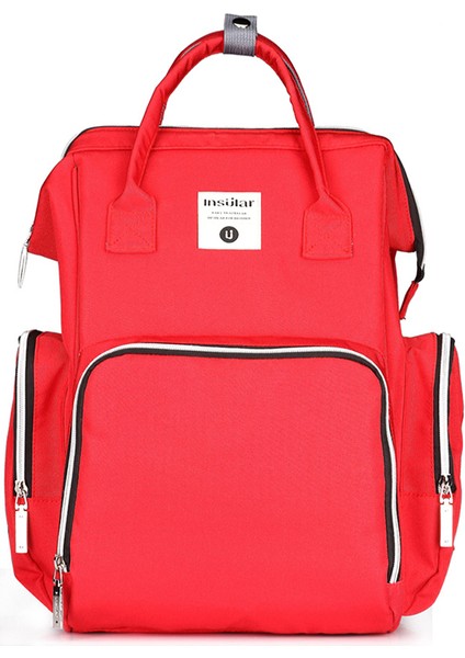 Çok Fonksiyonlu Çift Omuz Anne Çantası Bebek Bezi Çantaları Çok Fonksiyonlu Postacı Taşınabilir Çanta (Yurt Dışından)