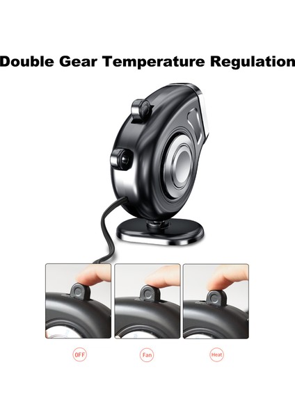 Lixada 12V 120W Ayarlanabilir 3'ü 1 Arada Isıtıcı (Yurt Dışından)