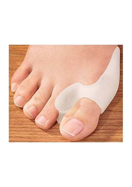Bunion Kemik Koruyucu Kolay Kullanımlı Makaralı Baş Parmak Beyaz 2 Li