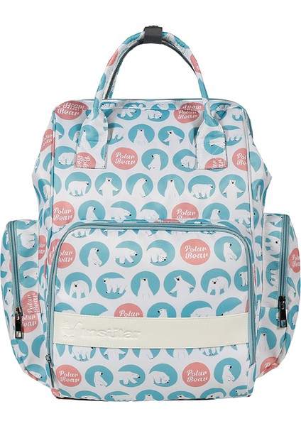 Moda Çok Fonksiyonlu Omuzdan Askili Çanta Sırt Çantası Su Geçirmez Anne ve Bebek Gezi Sırt Çantası Anne Çantası (Yurt Dışından)