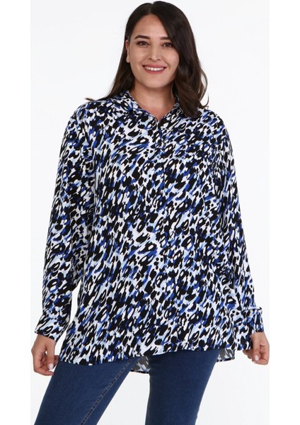 Desenli Uzun Kollu Gömlek