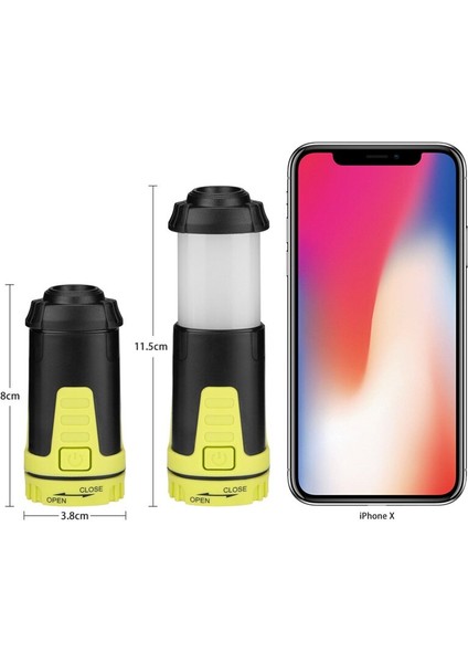 3AAA Pil Çok Fonksiyonlu Geri Çekilebilir Taşınabilir Fener (Yurt Dışından) fiyatları