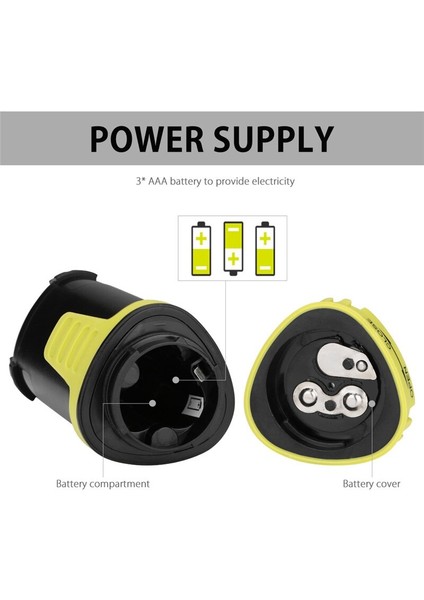 3AAA Pil Çok Fonksiyonlu Geri Çekilebilir Taşınabilir Fener (Yurt Dışından) modelleri