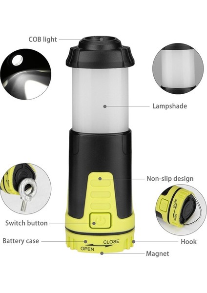 3AAA Pil Çok Fonksiyonlu Geri Çekilebilir Taşınabilir Fener (Yurt Dışından) fırsatları