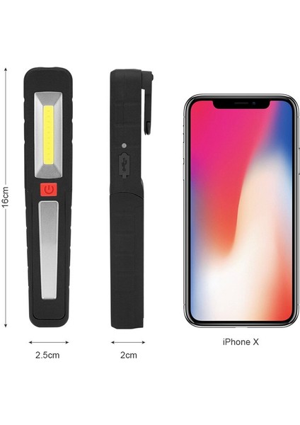 LED Cob Çalışma Lambası Taşınabilir Fener Dahili Pil (Yurt Dışından) fırsatları