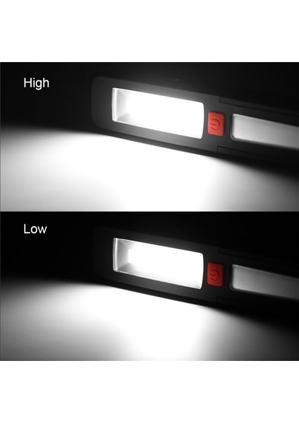 LED Cob Çalışma Lambası Taşınabilir Fener Dahili Pil (Yurt Dışından) indirimleri