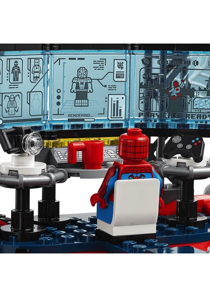 ® Marvel Örümcek Adam Örümcek Yuvasına Saldırı 76175; Örümcek Adam'in Karargahını içeren Koleksiyonluk Yapım Oyuncağı (466 Parça)