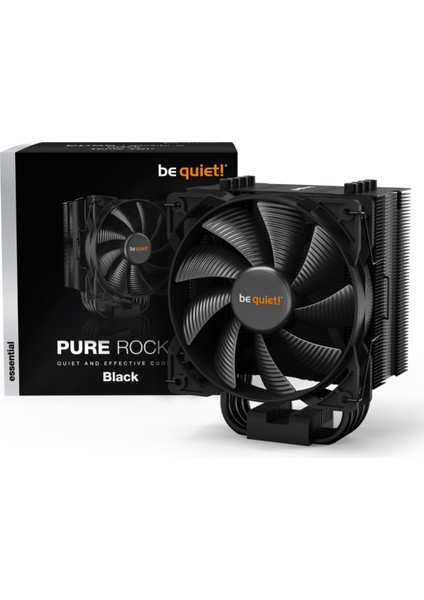 Be Quiet! Pure Rock 2 Siyah Intel/AMD İşlemci Soğutucu BK007