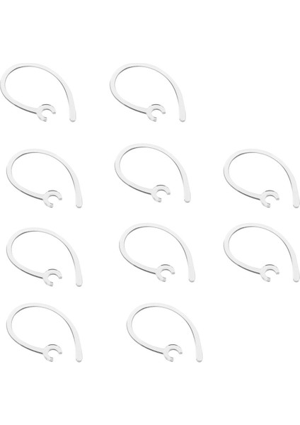 10 Adet Kulak Kanca Döngü Samsung iPhone Bluetooth Kulaklık Için Klip Değiştirme 5.6mm F Net (Yurt Dışından)