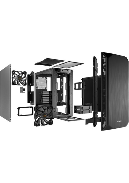 Be Quiet! Pure Base BG034 500 Micro ATX Bilgisayar Kasası Siyah